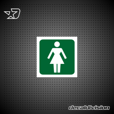 GA-10 Ladies Toilet Sign